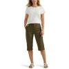imageLee Womens Ultra Lux Comfort with Flextogo Utility Skimmer Capri PantOlive Night