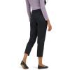 imageLee Womens Wrinkle Free 23quot Capri PantUnionall Black