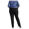 imageLee Womens Wrinkle Free Relaxed Fit Straight Leg PantAuthentic Black