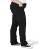 imageLee Womens Wrinkle Free Relaxed Fit Straight Leg PantBlack Onyx