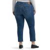 imageLee womens Plus Size Legendary 26 Straight Crop JeanIndigo Quilt