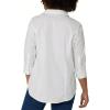 imageRiders by Lee Indigo Womens Bella Easy Care Quarter Sleeve Woven ShirtArctic White