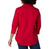 imageRiders by Lee Indigo Womens Bella Easy Care Quarter Sleeve Woven ShirtClassic Red