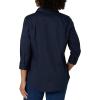 imageRiders by Lee Indigo Womens Bella Easy Care Quarter Sleeve Woven ShirtDark Navy