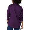 imageRiders by Lee Indigo Womens Bella Easy Care Quarter Sleeve Woven ShirtPurple Pennant