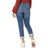 imageRiders by Lee Indigo Womens Fringe Cuff Boyfriend JeanMid Wash