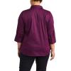 imageRiders by Lee Indigo Womens Plus Size Easy Care  Sleeve Woven ShirtPickled Beet