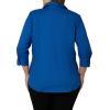 imageRiders by Lee Indigo Womens Plus Size Easy Care  Sleeve Woven ShirtTrue Blue