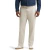 imageLee Mens Big ampamp Tall Extreme Motion Flat Front Regular Straight PantCity Beige