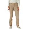 imageLee Womens Petite Wrinkle Free Relaxed Fit Straight Leg PantFlax