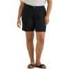 imageLee Womens Plus Size Ultra Lux Comfort with Flextogo Utility Bermuda ShortUnionall Black