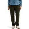 imageLee Womens Plus Size Ultra Lux Comfort with Flextogo Utility PantDark Olive Night