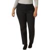 imageLee Womens Plus Size Wrinkle Free Relaxed Fit Straight Leg PantBlack