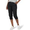 imageLee Womens Ultra Lux Comfort with Flextogo Cargo Capri PantBlack