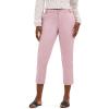 imageLee Womens Wrinkle Free 23quot Capri PantSoft Mauve