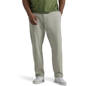 imageLee Mens Big ampamp Tall Extreme Motion Flat Front Relaxed Taper PantDove