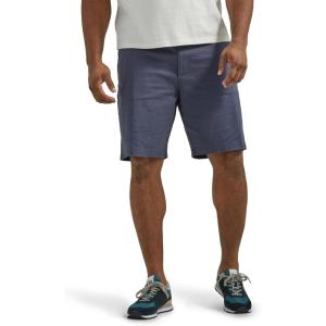 imageLee Mens Big ampamp Tall Extreme Motion Flat Front ShortNavy