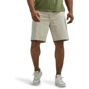 imageLee Mens Big ampamp Tall Extreme Motion Flat Front ShortStone