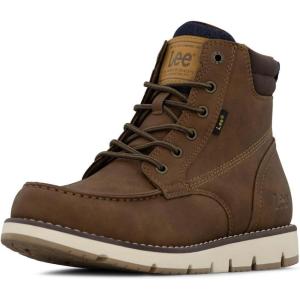 imageLee Mens Waylon Chukka BootBritish TanChocolateNavy Denim