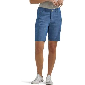 imageLee Womens Legendary 9quot Chino Bermuda ShortDark Chambray