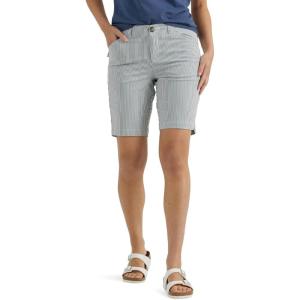 imageLee Womens Legendary 9quot Chino Bermuda ShortSummit Stripe