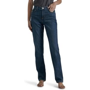 imageLee Womens Petite Legendary Mid Rise Straight Leg JeanEllis Blue