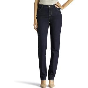 imageLee Womens Petite Legendary Mid Rise Straight Leg JeanHeritage Blue