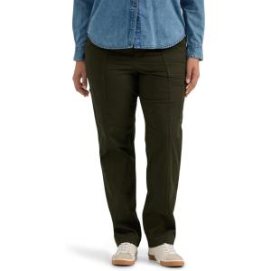 imageLee Womens Plus Size Ultra Lux Comfort with Flextogo Utility PantDark Olive Night