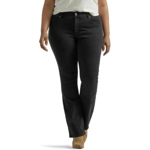 imageLee Womens PlusSize Flex Motion Regular Fit Bootcut JeanMidnight Bloom