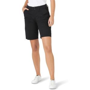 imageLee Womens Relaxed Fit Avey Knit Waist Cargo Bermuda ShortBlack