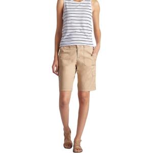 imageLee Womens Relaxed Fit Avey Knit Waist Cargo Bermuda ShortCaf