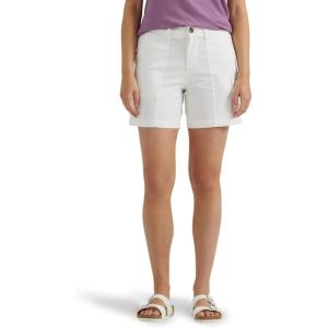 imageLee Womens Ultra Lux Comfort with FlexToGo Cargo ShortBright White