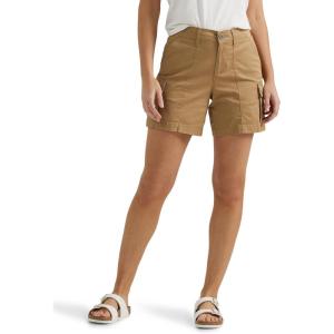 imageLee Womens Ultra Lux Comfort with FlexToGo Cargo ShortSettler Tan