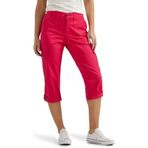imageLee Womens Ultra Lux Comfort with Flextogo Cargo Capri PantHot Magenta