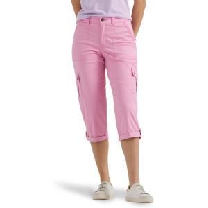 imageLee Womens Ultra Lux Comfort with Flextogo Cargo Capri PantSugar Lilac