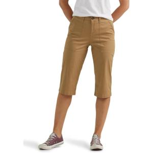 imageLee Womens Ultra Lux Comfort with Flextogo Utility Skimmer Capri PantSettler Tan