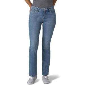 imageLee Womens Wrinkle Free Relaxed Fit Straight Leg PantAnchor
