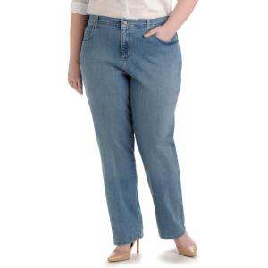 imageLee Womens Wrinkle Free Relaxed Fit Straight Leg PantAuthentic Houston