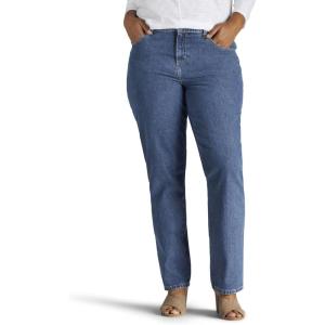imagePlus Size Relaxed Fit All Cotton Straight Leg JeanAero
