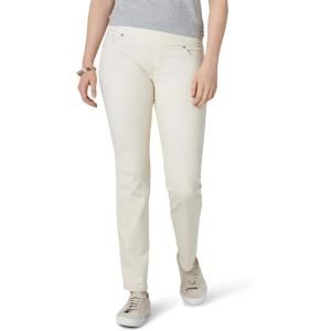 imageLee Womens Sculpting Slim Fit Slim Leg Pull On JeanWhite Cap Gray
