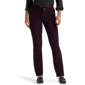 imageLee Womens Legendary Mid Rise Straight Leg JeanDeep Wine Cord