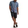 imageLee Mens All Purpose Classic Fit Short Sleeve ShirtDark Chambray