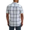 imageLee Mens All Purpose Classic Fit Short Sleeve ShirtOrion BlueWhite Plaid