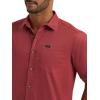 imageLee Mens All Purpose Classic Fit Short Sleeve ShirtPunch Solid
