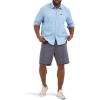 imageLee Mens Big amp Tall Extreme Motion Flat Front ShortCharcoal Gray