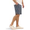 imageLee Mens Big amp Tall Extreme Motion Flat Front ShortMood Indigo Stripe