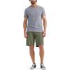 imageLee Mens Big amp Tall Extreme Motion Flat Front ShortOlive Grove