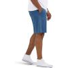 imageLee Mens Big amp Tall Extreme Motion Flat Front ShortOrion Blue