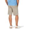 imageLee Mens Big amp Tall Extreme Motion Flat Front ShortPebble