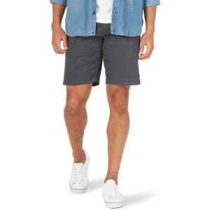 imageLee Mens Big amp Tall Extreme Motion Flat Front ShortCharcoal